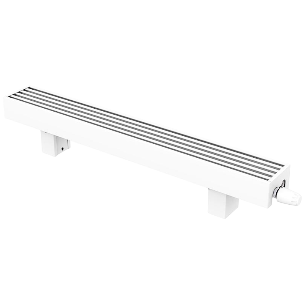 Конвектор напольный водяной, 130×80×600, естественная конвекция, нижнее подключение Элегант Мини