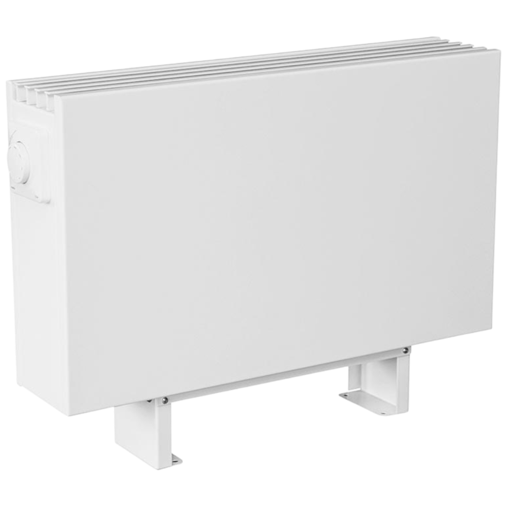 Конвектор напольный водяной, 130×250×600, принудительная конвекция, нижнее подключение Элегант В