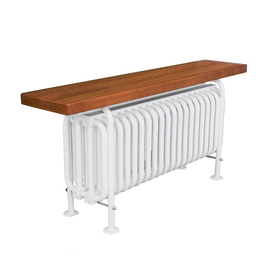 Радиатор стальной скамейка, напольный Завалинка РС, 1000×530, 19 секций, боковое подключение
